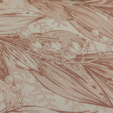 a close up of a paper with a drawing of mice in a boat