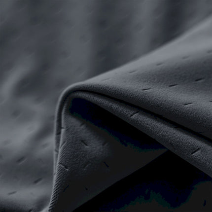 a close up of a black and white photo of a blanket