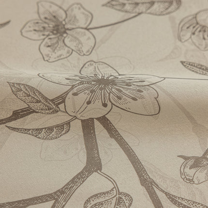 a close up of a wallpaper with flowers on it