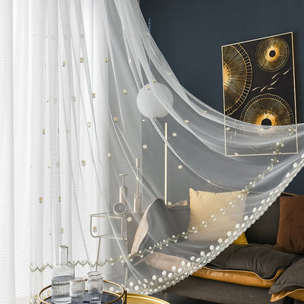 Voilage Blanc Moderne Salon