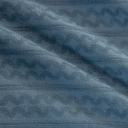 a close up of a blue fabric texture