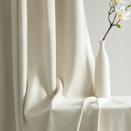 Rideau Blanc Cassé Chenille