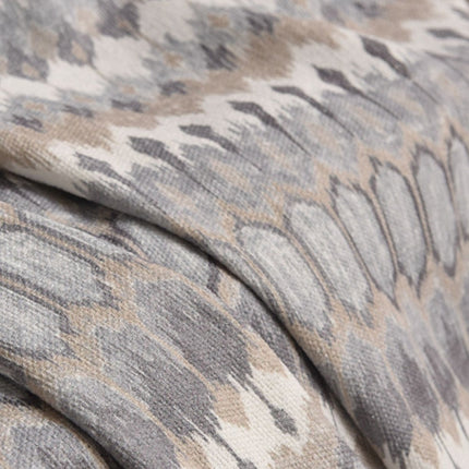 a close up of a fabric with a pattern on it