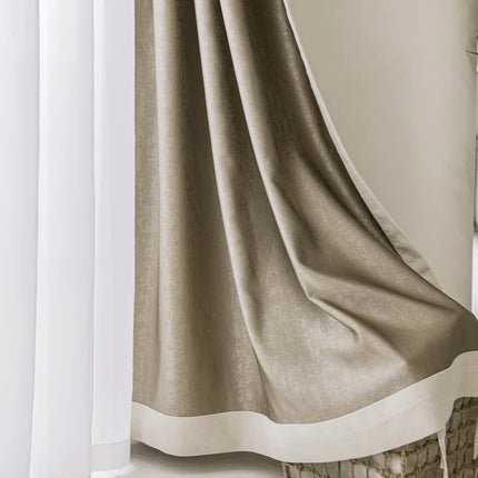Rideau Beige Occultant Moderne
