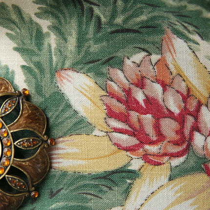 Floral Elegance Tropical Curtains