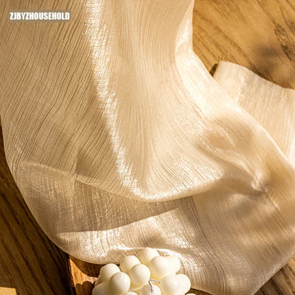 Voilage Beige Romantique