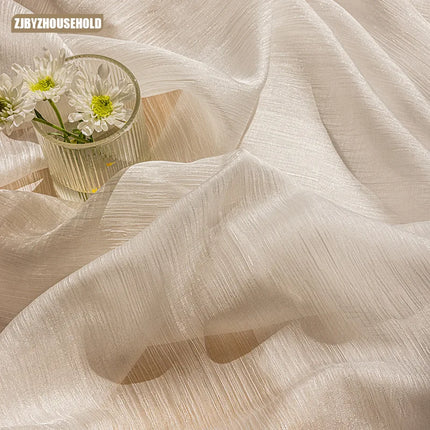 Voilage Beige Romantique