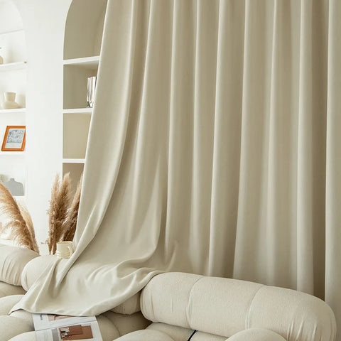 Off White Chenille Curtain