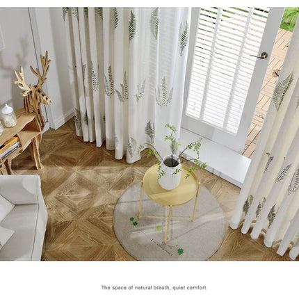 Rideau Salon Boheme Blanc