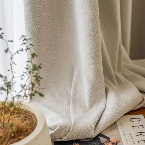 Trendy Off-White Curtain