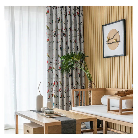 Parrot Pattern Curtain