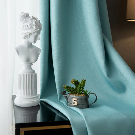 Rideau Bleu Turquoise