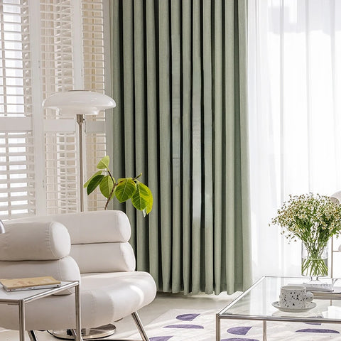 Elegant Sage Green Curtain