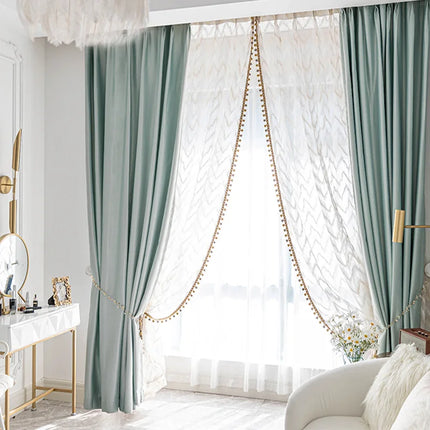 Rideau Bleu Clair Luxe
