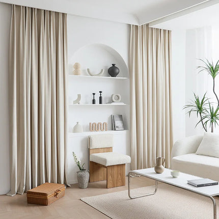 Rideau Blanc Opaque Tendance