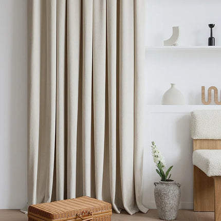 Rideau Blanc Opaque Tendance