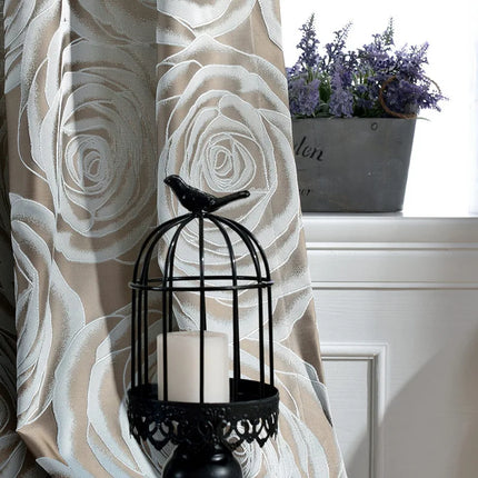 Rideau Couleur Cuivre Motifs