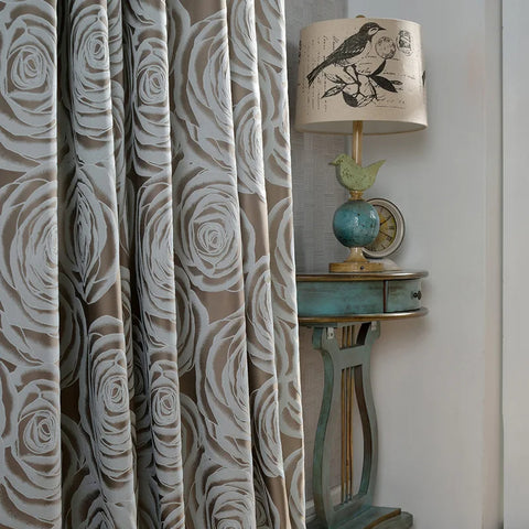Copper Color Curtain Patterns