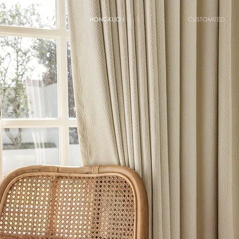 Modern Off White Curtain