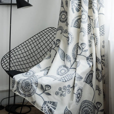 White Curtain Modern Patterns
