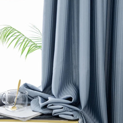 Rideau Bleu Elegant Moderne