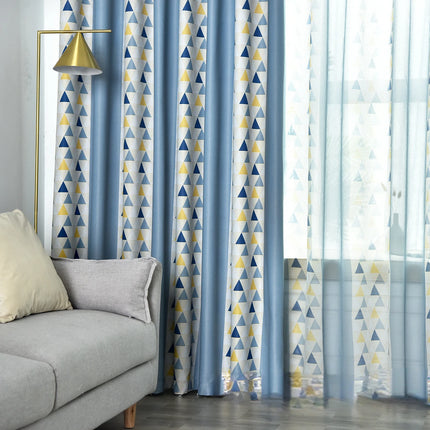 Rideau Chambre Enfant Geometrique