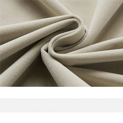 Rideau Elegant Velours Beige