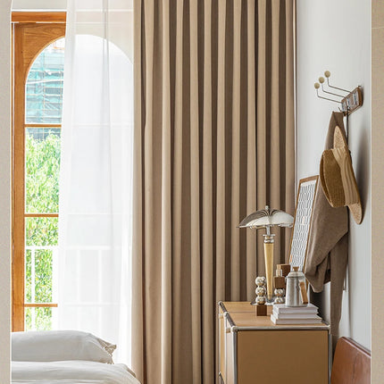 Rideau Beige Style Lin Chambre