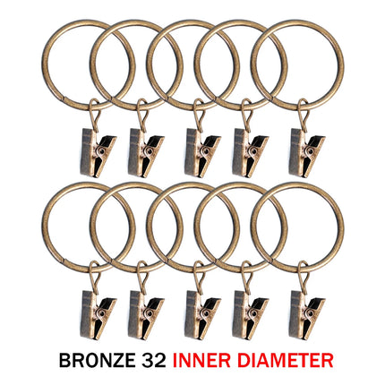 Curtain Clip Rings (10pcs)