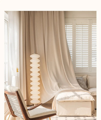 Beige Linen Style Curtain