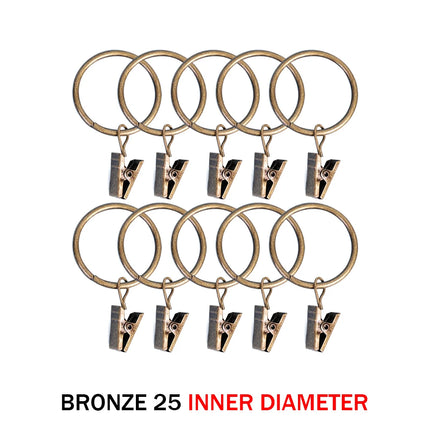 Curtain Clip Rings (10pcs)