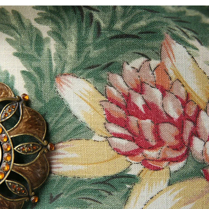 Floral Elegance Tropical Curtains