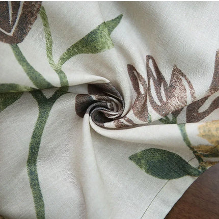 Floral Elegance Tropical Curtains