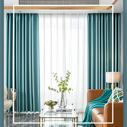 Rideau Bleu Turquoise