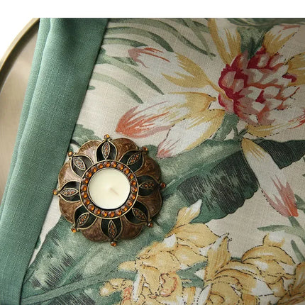 Floral Elegance Tropical Curtains