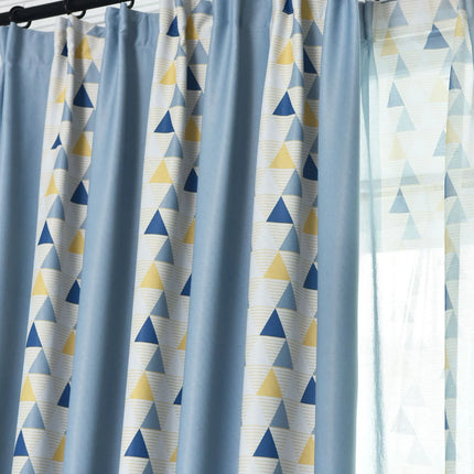 Rideau Chambre Enfant Geometrique