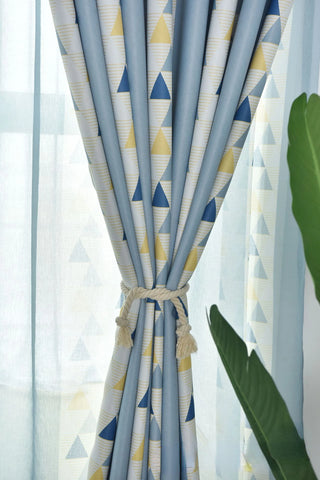 Geometric Children's Bedroom Curtain