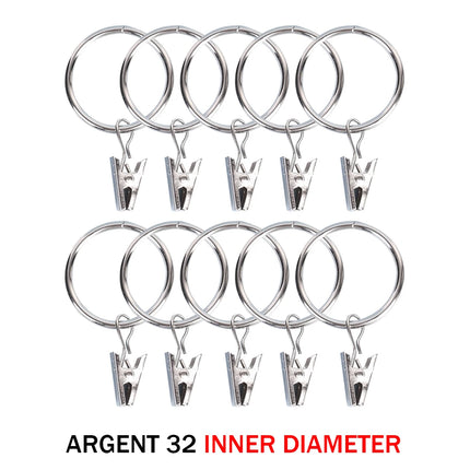 Curtain Clip Rings (10pcs)