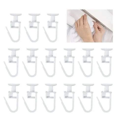Sliding Hooks for Curtain Rails – Pack of 50/100