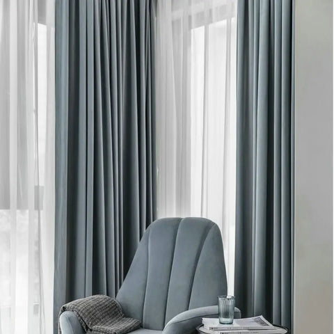 Elegant Anthracite Gray Curtain