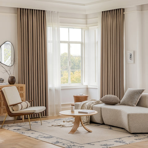 Luxury relief chenille blackout curtain