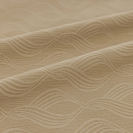 a close up of a beige fabric with wavy lines