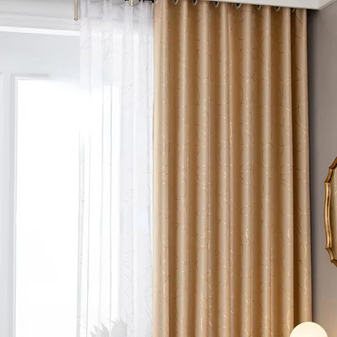 Golden Curtain Elegant Salon