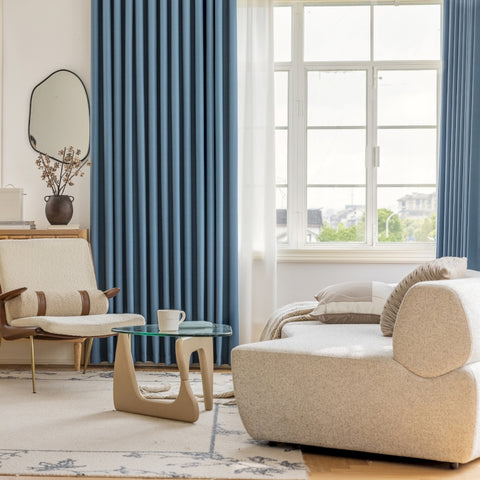 Leaf texture chenille sound curtain