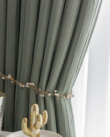 Bottle Green Curtain