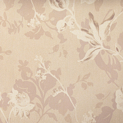 a wall with a flower pattern on it