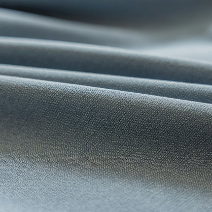a close up view of a blue fabric