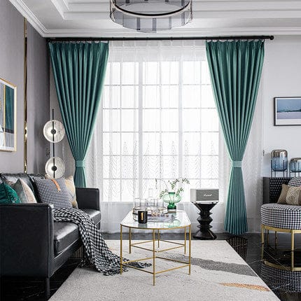 Double Satin Curtains