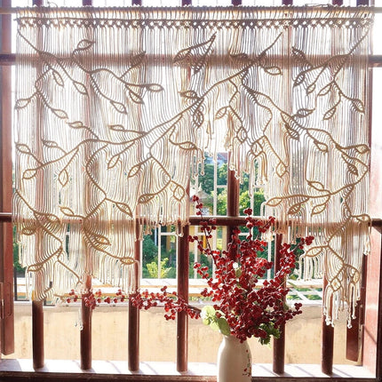Petit Rideau Macramé </br> (L100cm x H100cm)