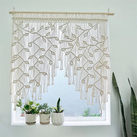 Small Macramé Curtain (W39